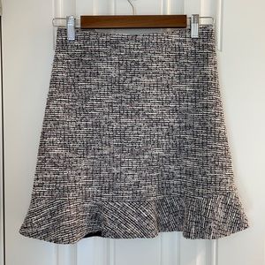 Tweed Loft Skirt | XXS | pink, black, white